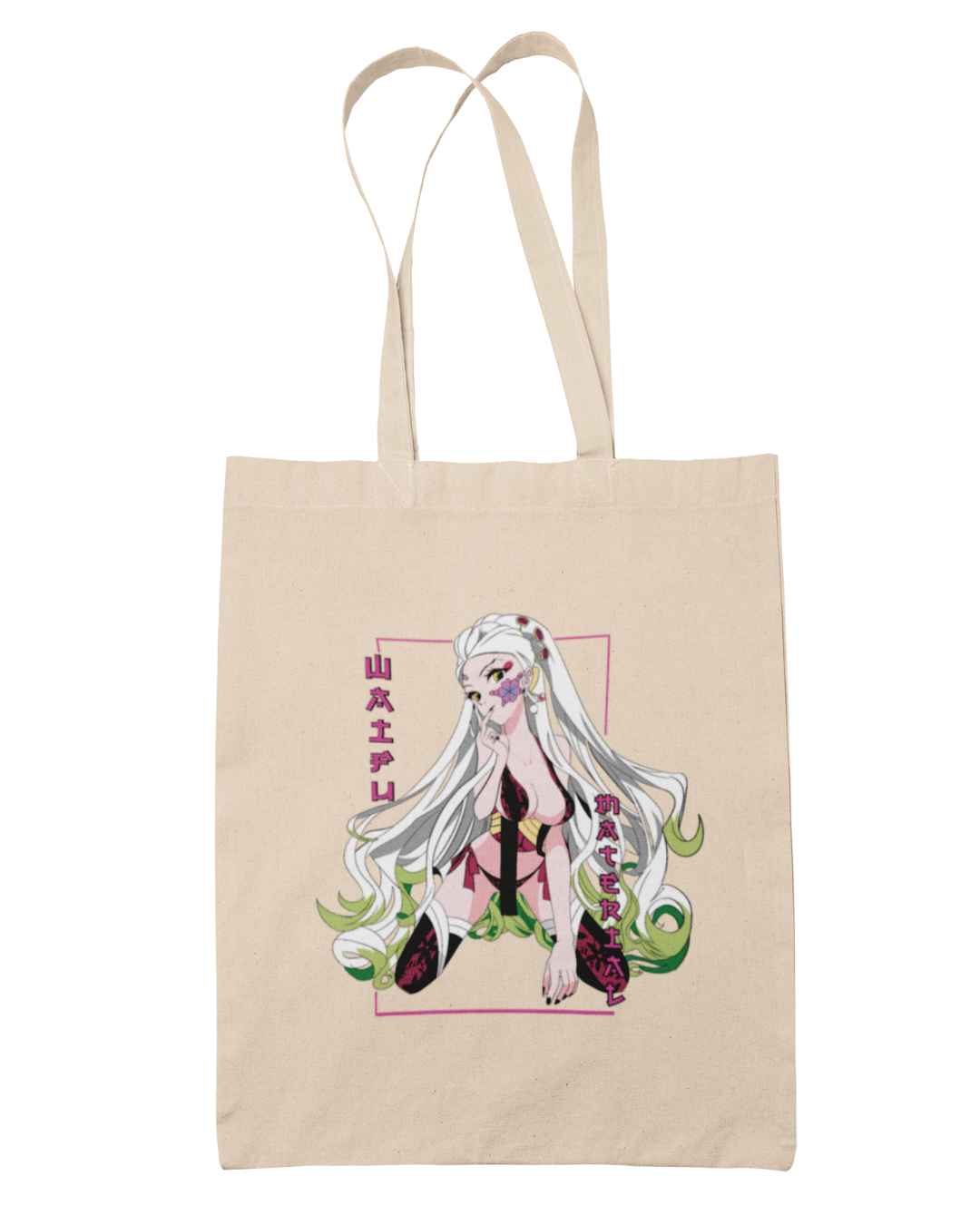 Daki Material Waifu Tote Bag - Demon Slayer