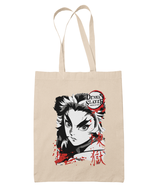 Rengoku & Logo Tote Bag - Demon Slayer
