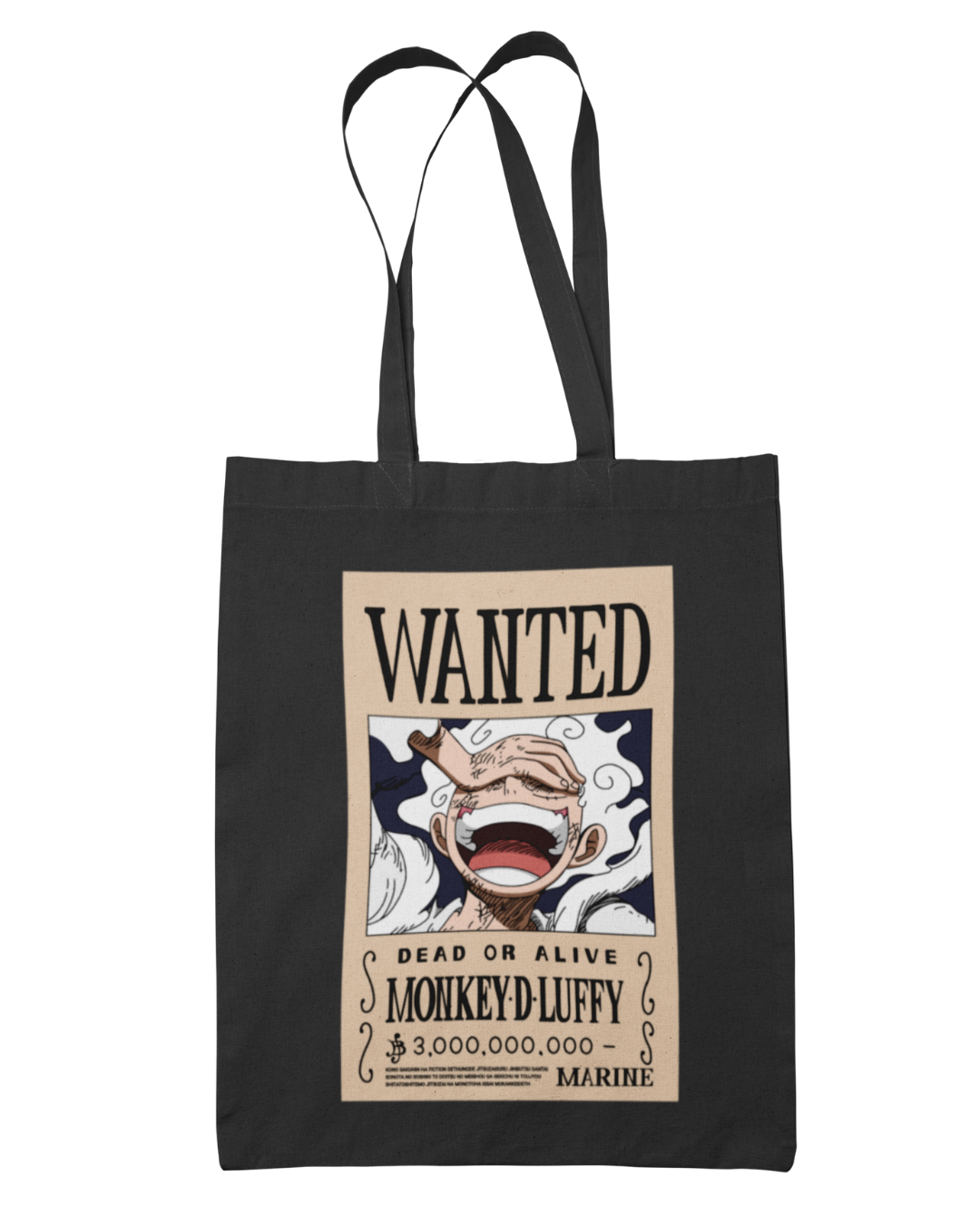 Luffy Gear 5 Bounty Poster Tote Bag - One Piece