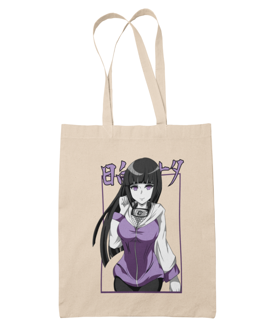 Hinata & Writing Tote Bag - Naruto
