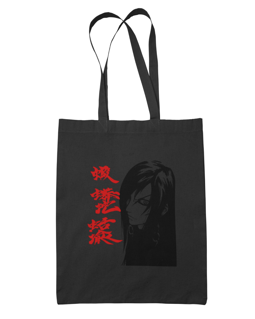 Orochimaru & Red Writing Tote Bag - Naruto
