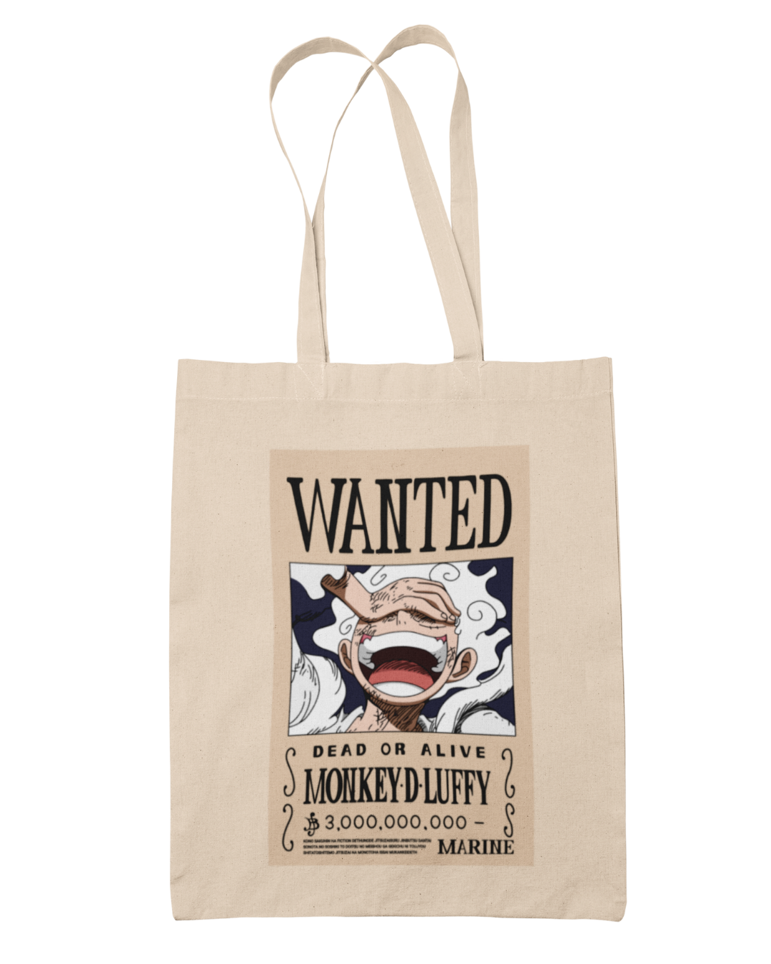 Luffy Gear 5 Bounty Poster Tote Bag - One Piece