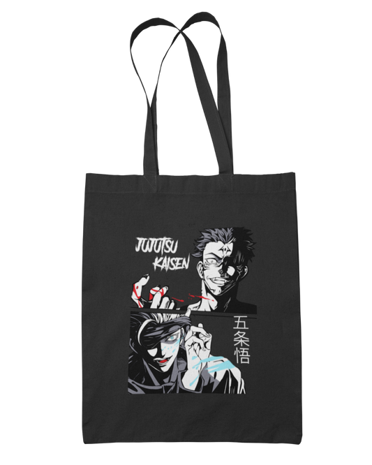 Gojo & Sukuna Writing Tote Bag - Jujutsu Kaisen
