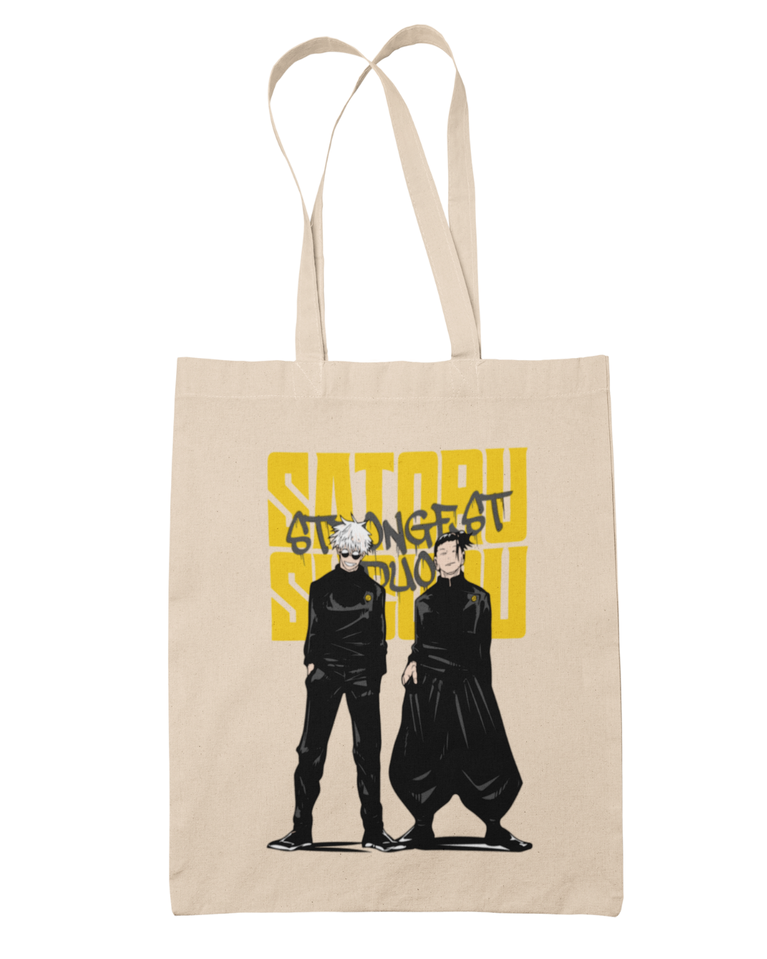 Gojo and Geto & Writing Tote Bag - Jujutsu Kaisen