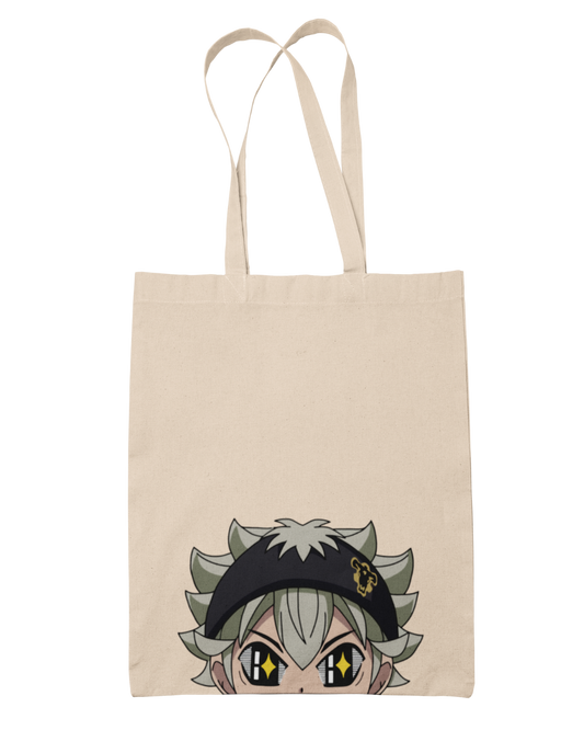Asta Amazed Peeking Tote Bag - Black Clover