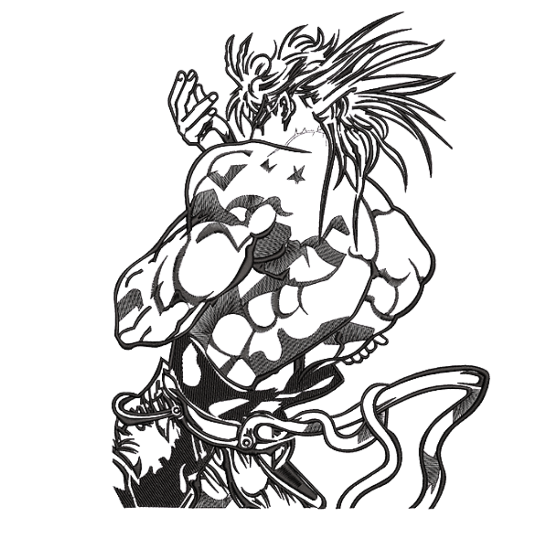 Dio Pose Outline Bluza - Jojo's Bizzare Adventure