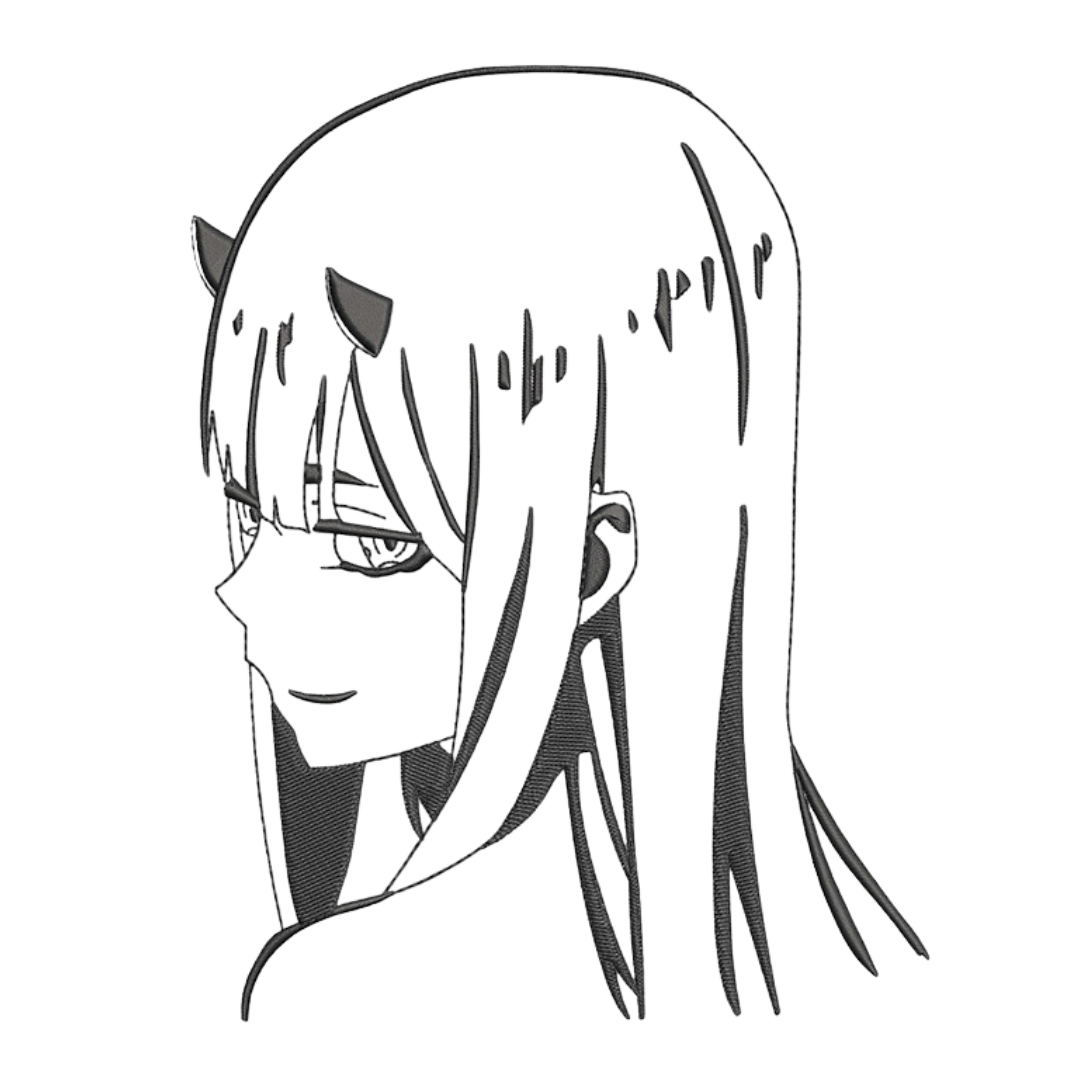 Zero Two Outline Hanorac - Darling in the Franxx