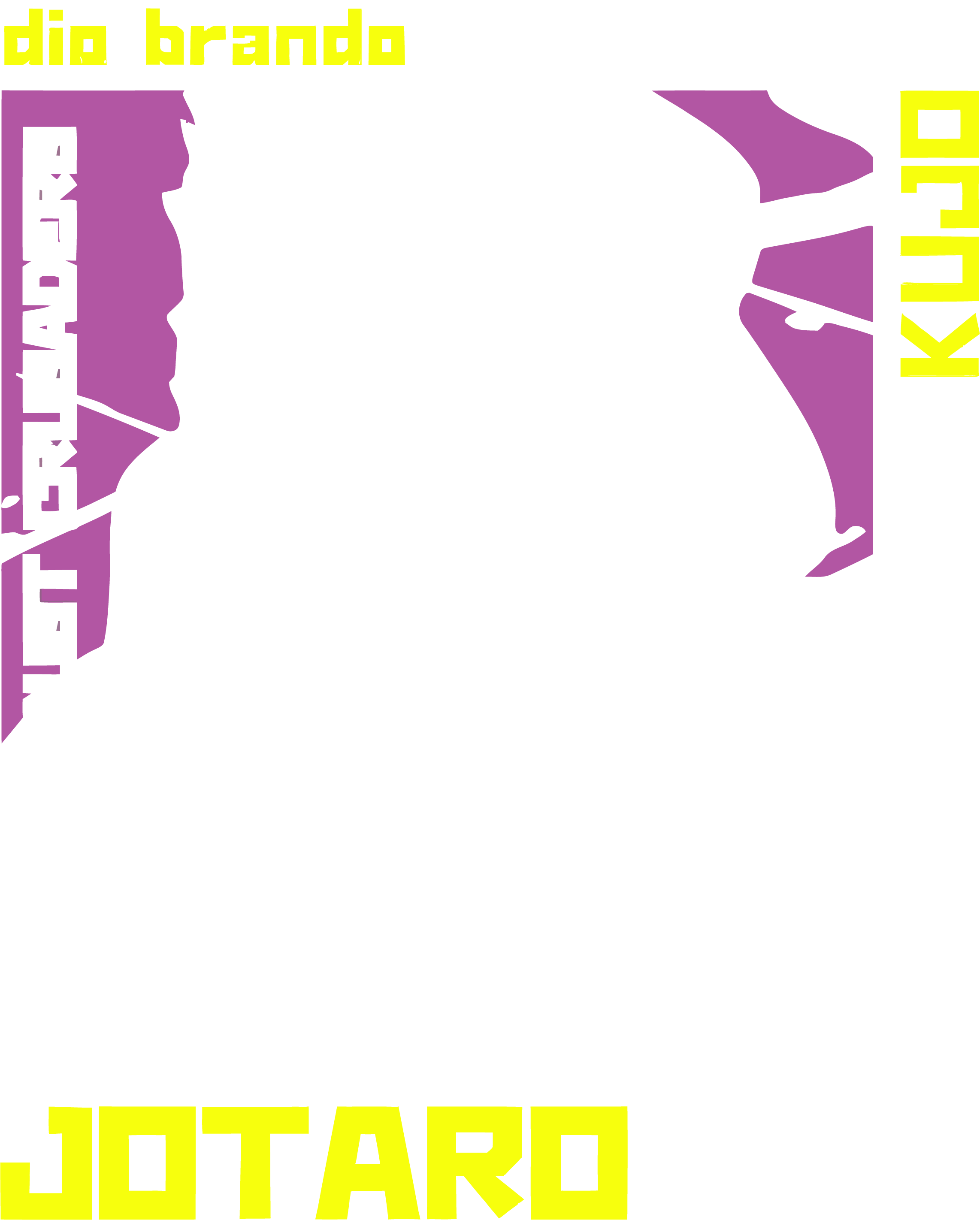 Jotaro Part 4 & Writing Tote Bag - Jojo's Bizzare Adventure
