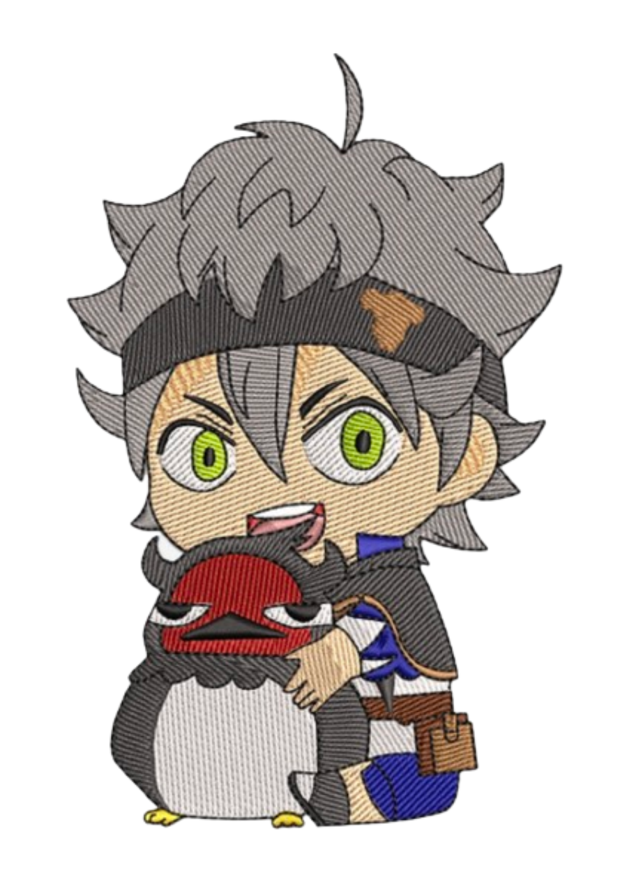 Asta & Secre Bird Chibi Tricou - Black Clover