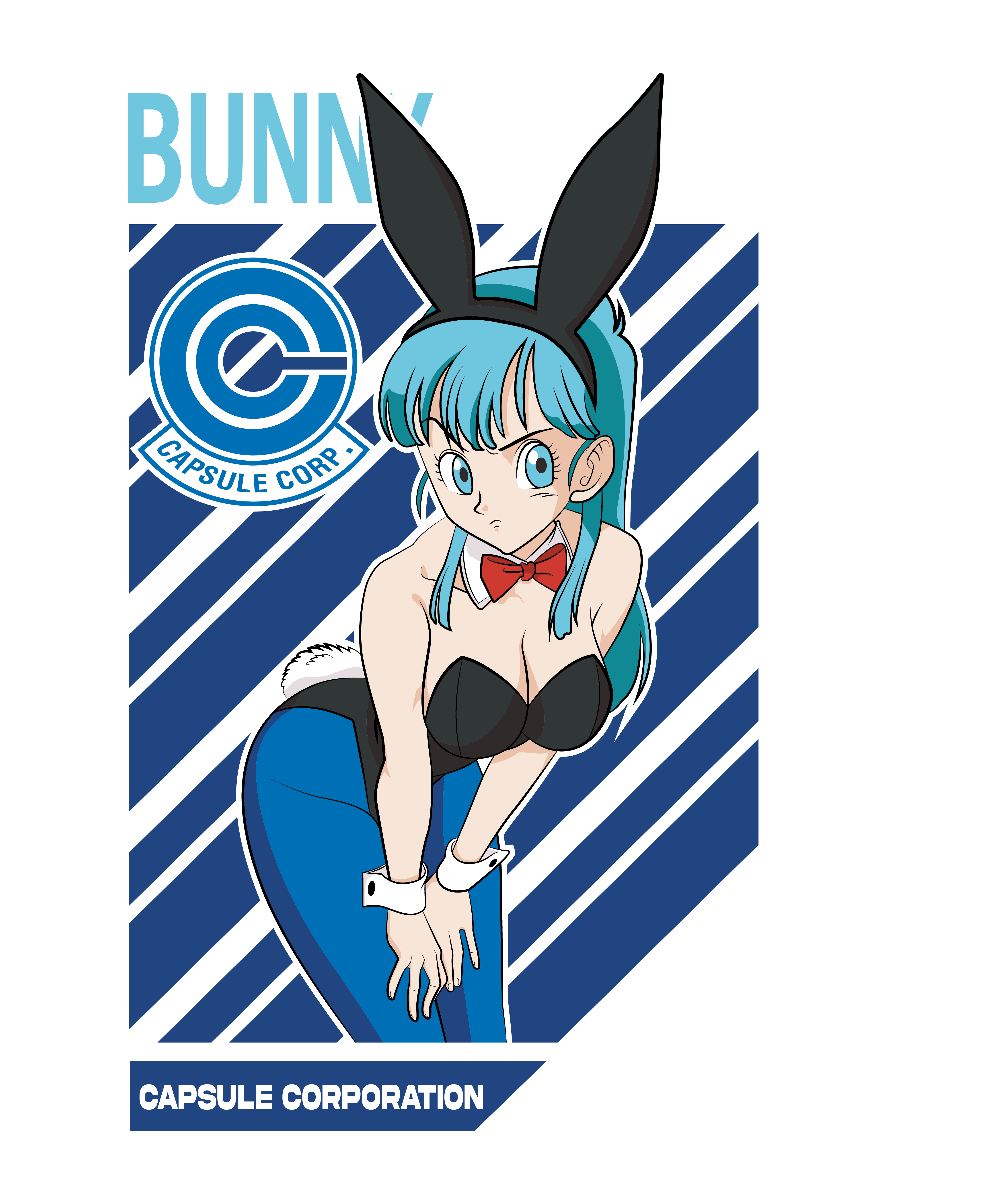 Bunny Bulma & Pattern Tote Bag - Dragon Ball Z