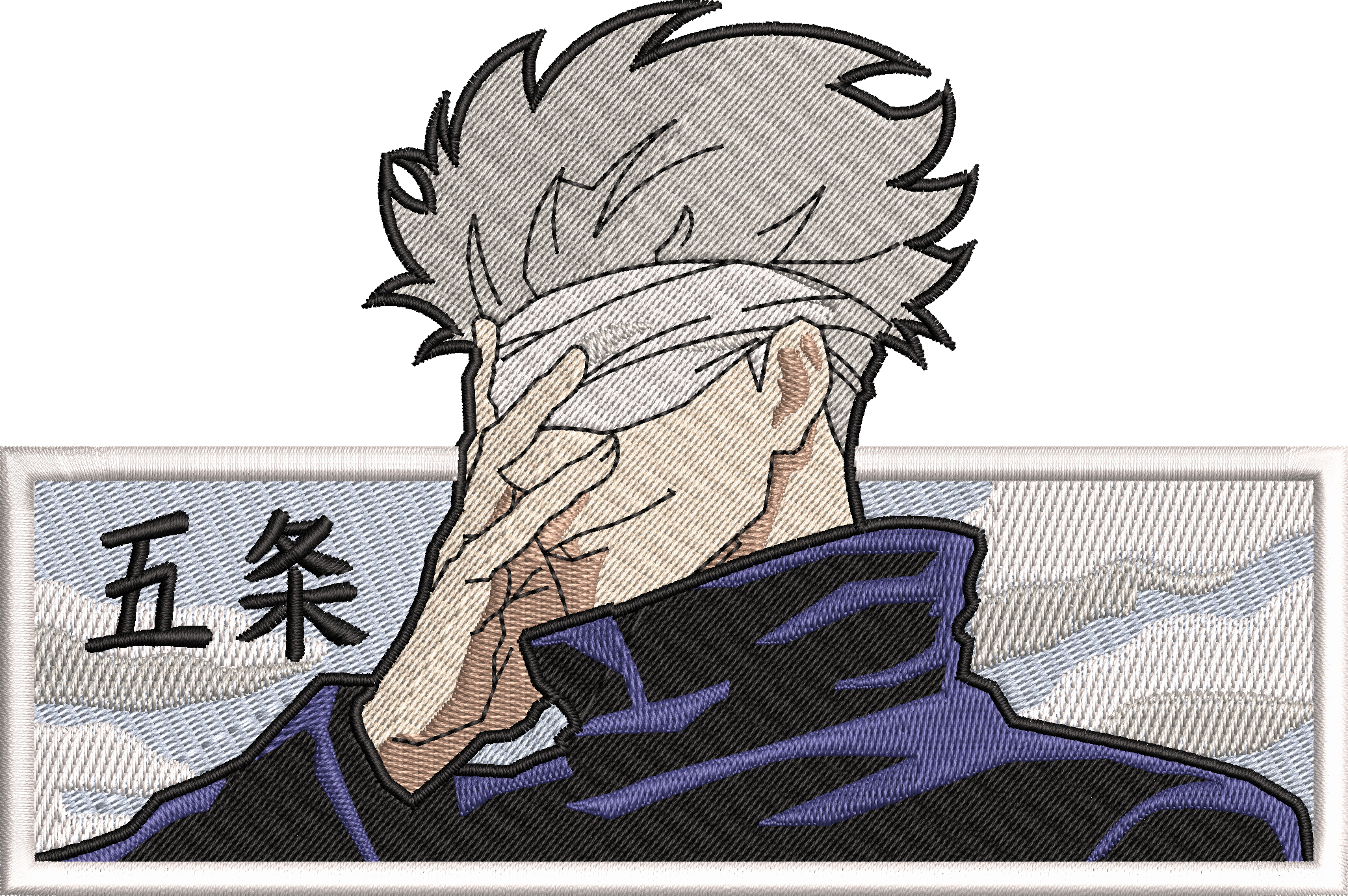 Satoru Gojo White Blindfold Tricou -Jujutsu Kaisen