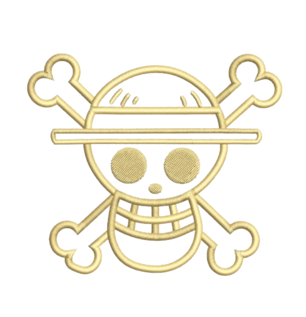Luffy Gold Logo Bluza - One Piece