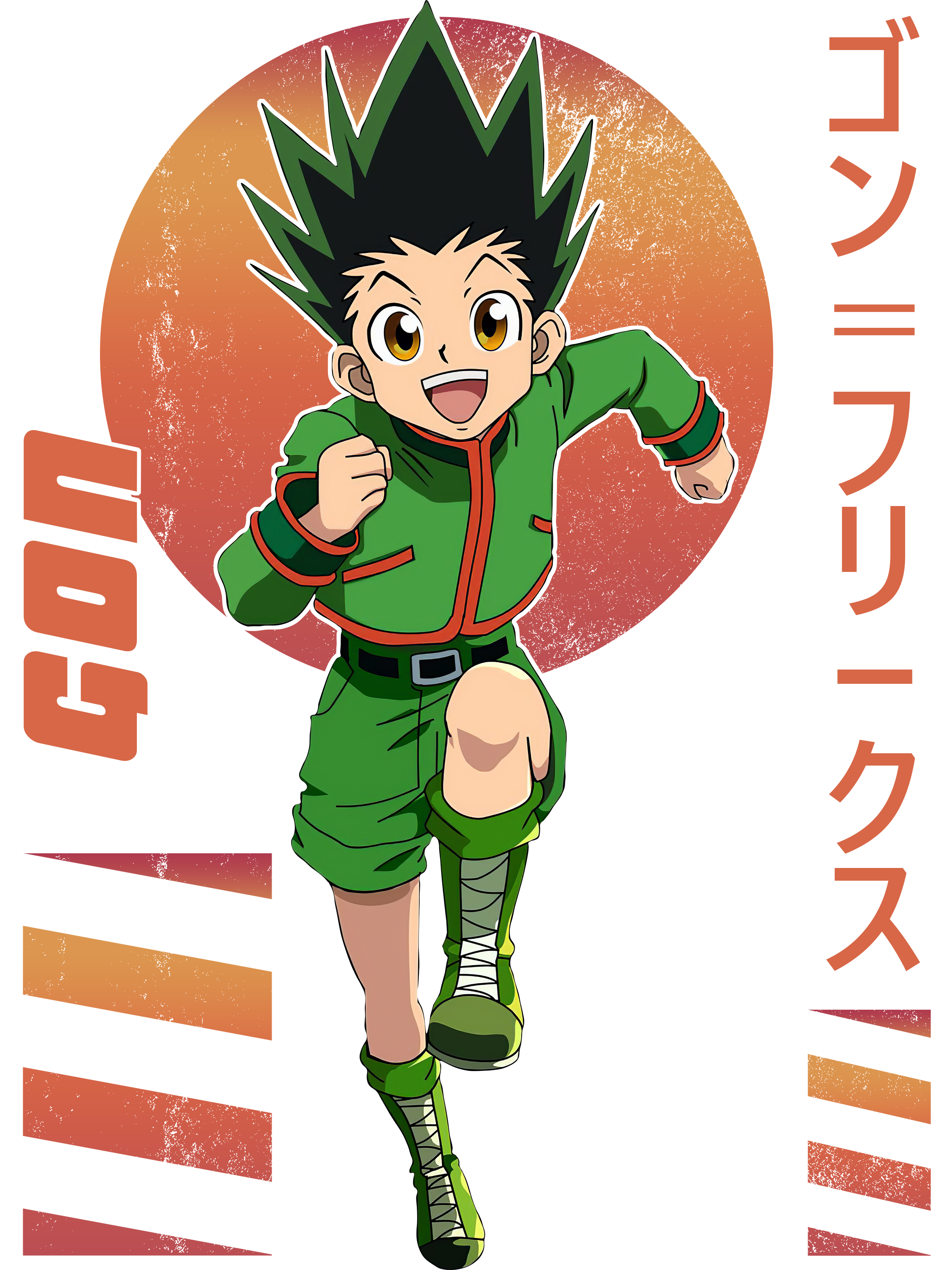 Gon & Pattern Tote Bag - Hunter x Hunter