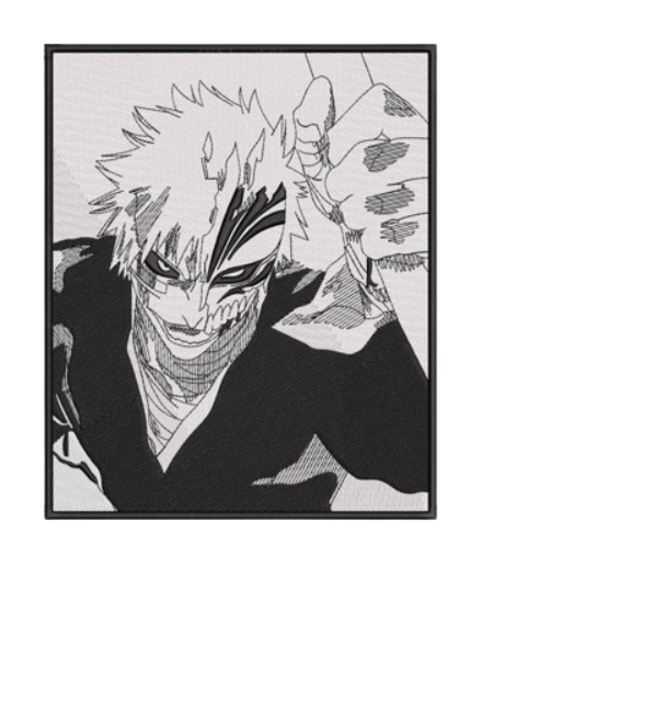 Ichigo Mask Manga Panel Hanorac - Bleach
