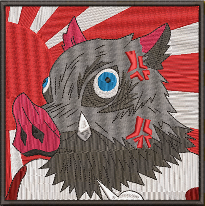 Inosuke Angry Tricou - Demon Slayer