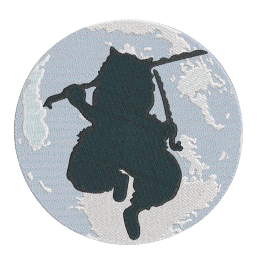 Inosuke Moon Silhouette Tricou - Demon Slayer