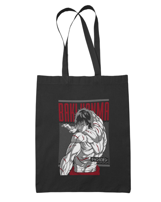 Baki Hanma & Writing Tote Bag - Baki