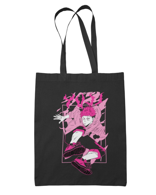 Yuji Itadori Streetstyle Tote Bag - Jujutsu Kaisen