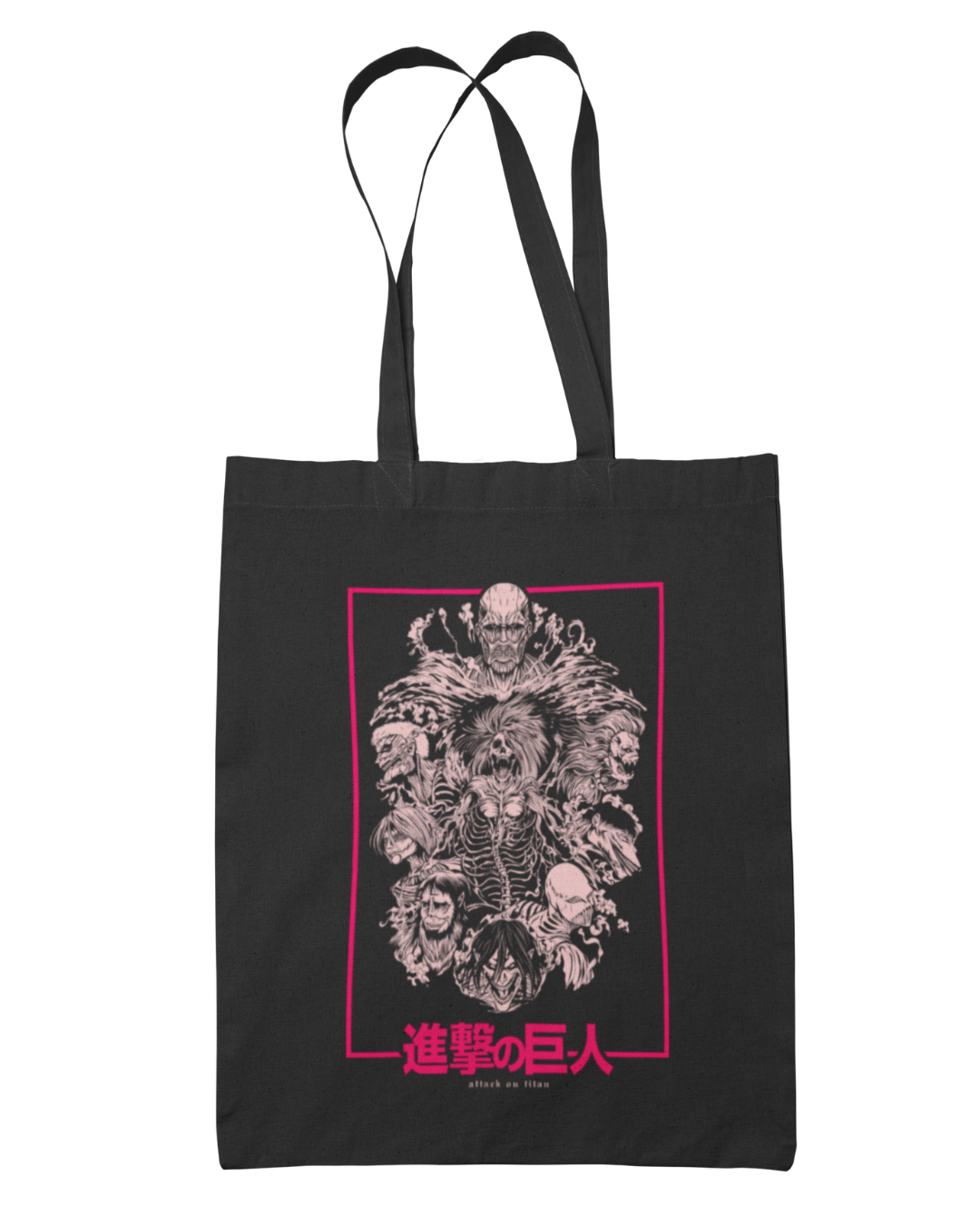 The Titans & Writing Tote Bag - Attack on Titan