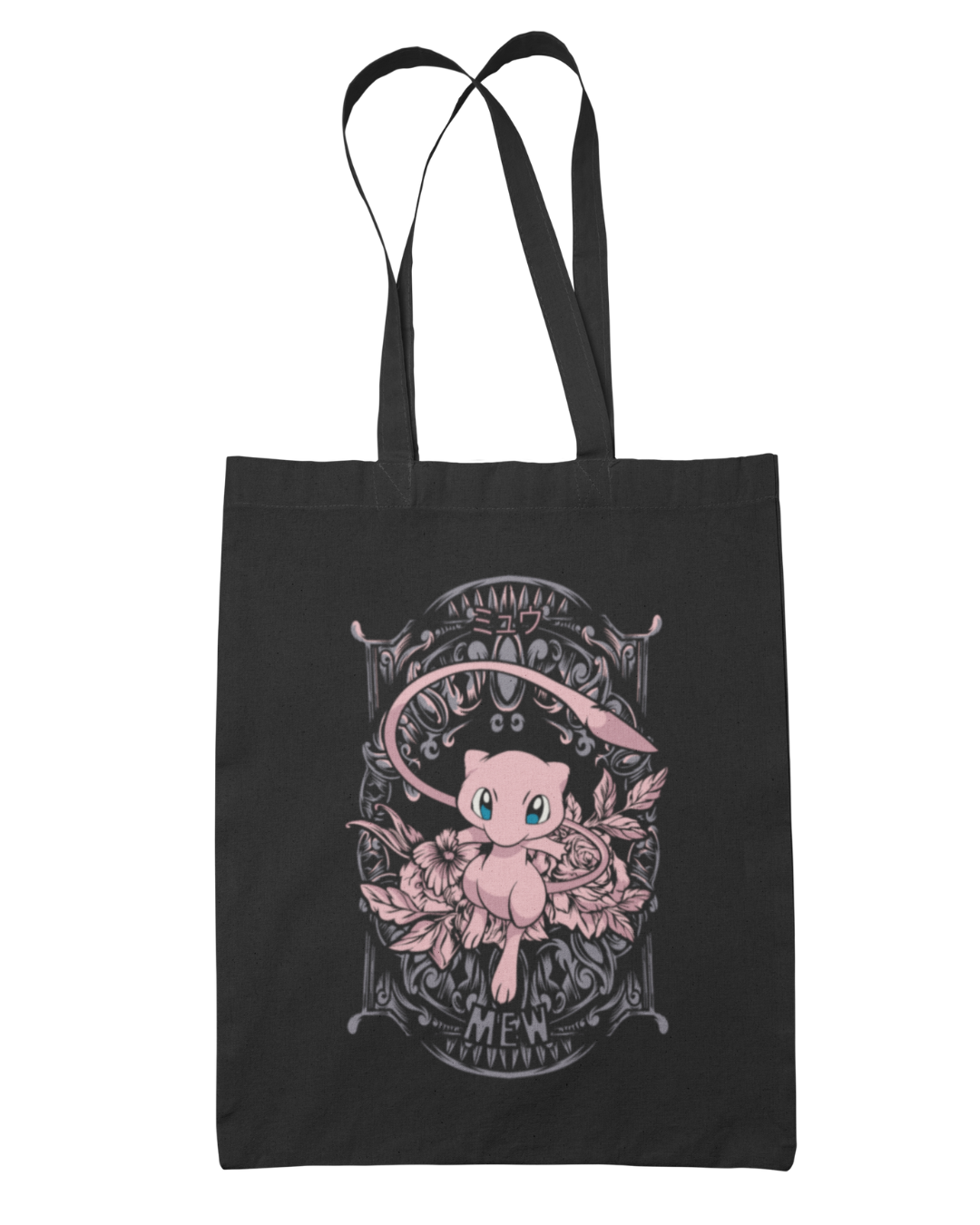 Mew & Pattern Tote Bag - Pokemon