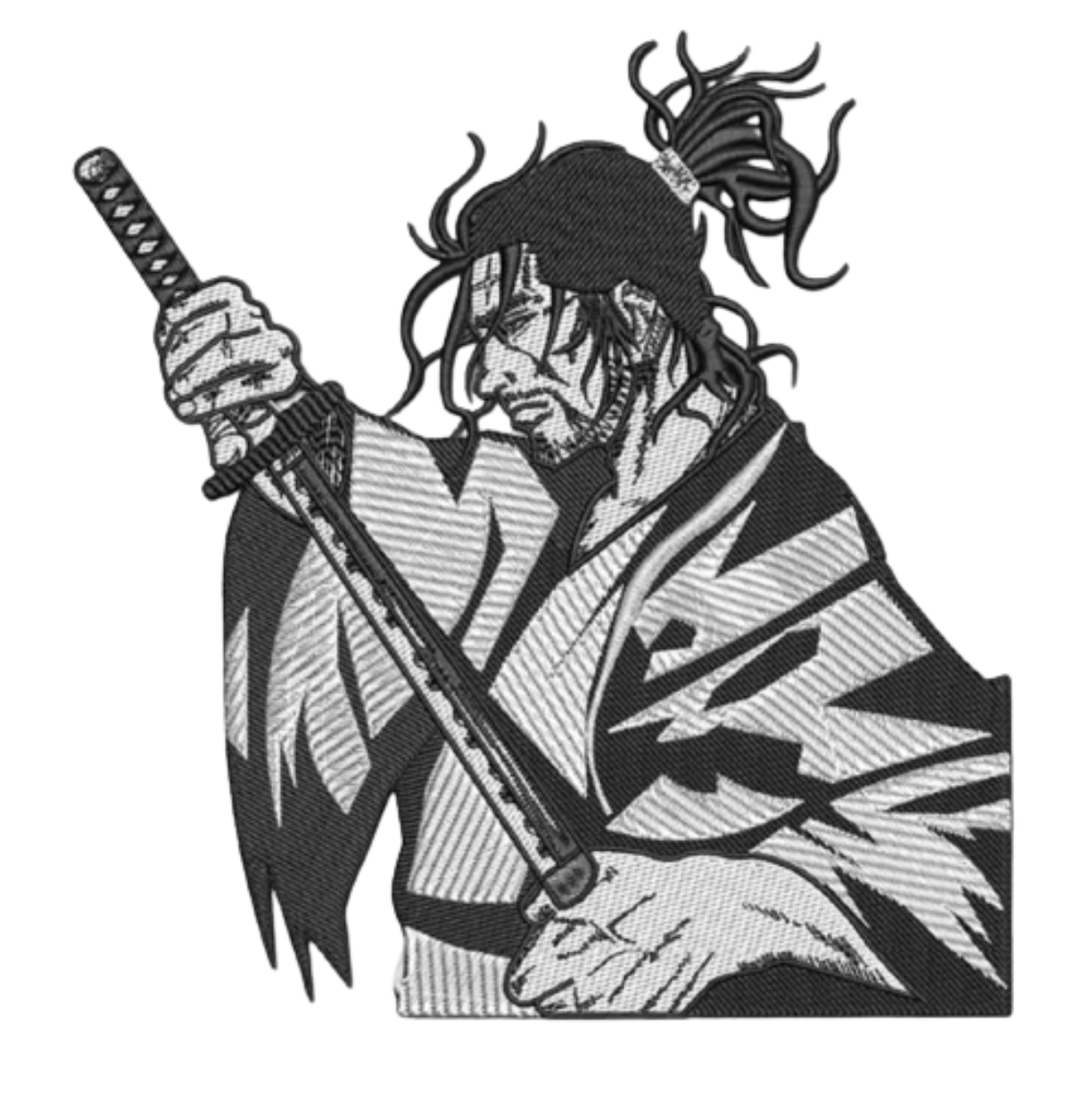 Musashi Sword Draw Tricou - Vagabond