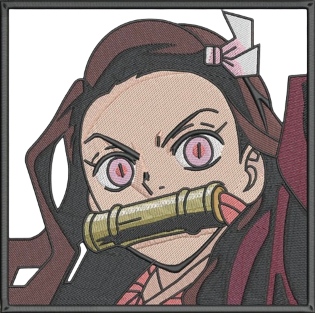 Nezuko Portrait Tricou - Demon Slayer