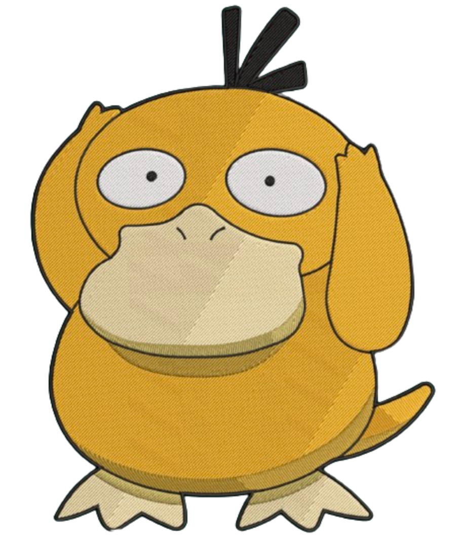 Psy Duck Tricou - Pokemon