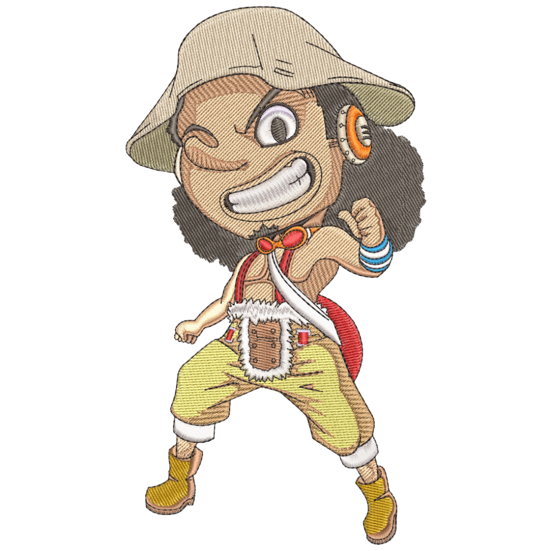 Usopp Chibi Tricou - One Piece