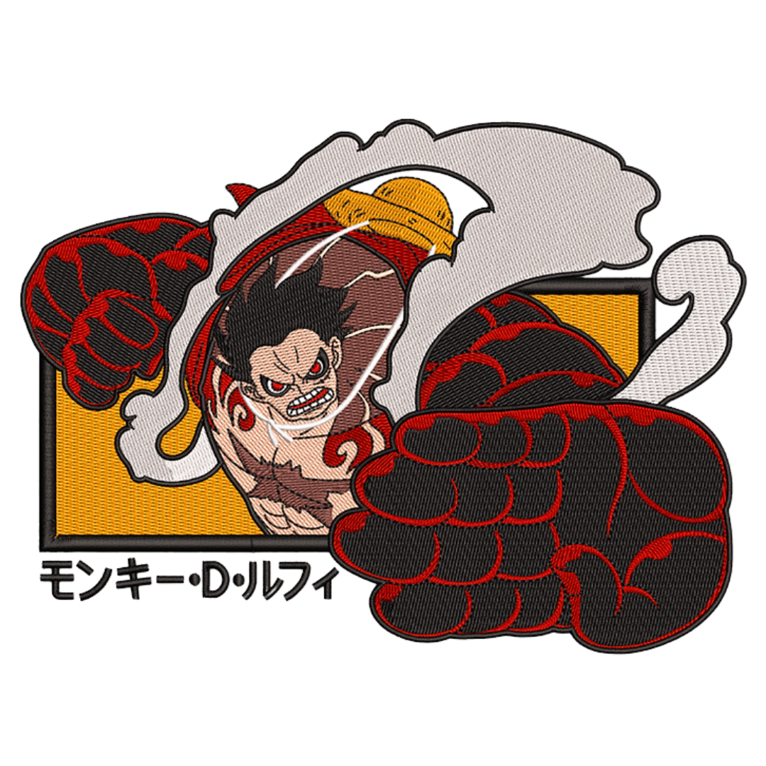 Luffy Gear 4 & Writing Hanorac - One Piece