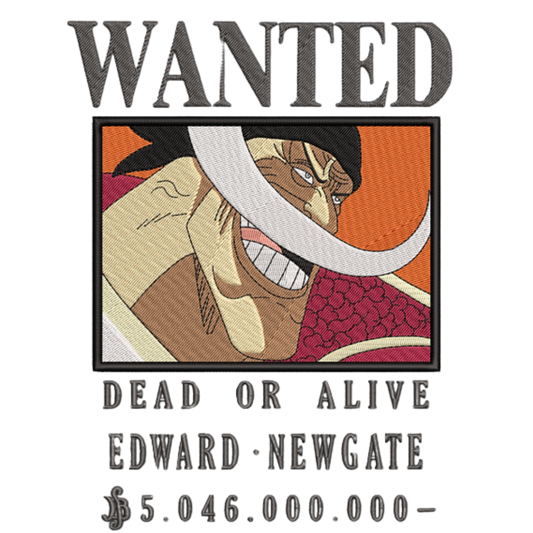 Whitebeard Wanted Poster Bluza - One Piece