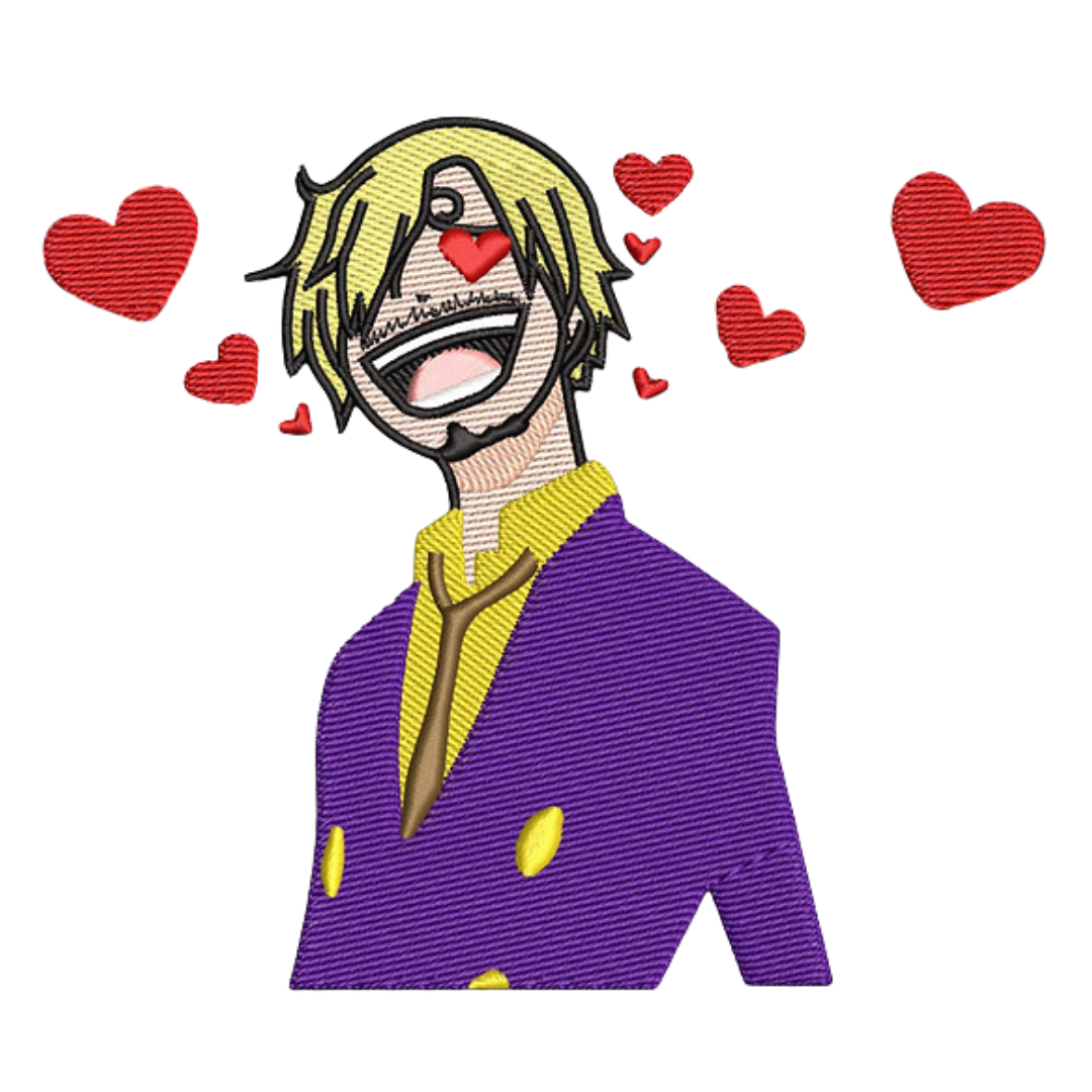 Sanji Hearts Hanorac - One Piece