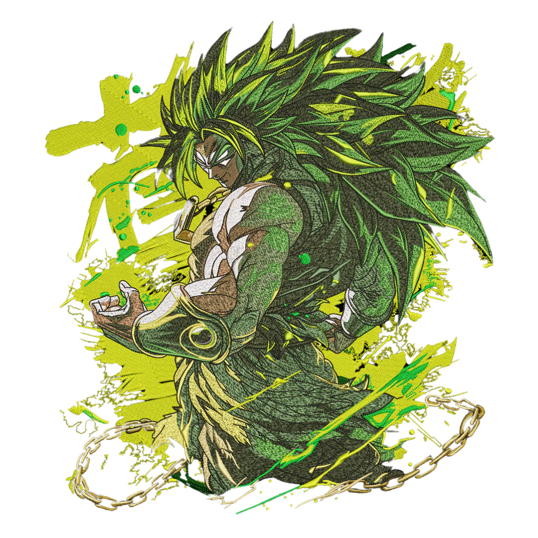 Broly Legendary Super Saiyan & Writing Bluza - Dragon Ball Z