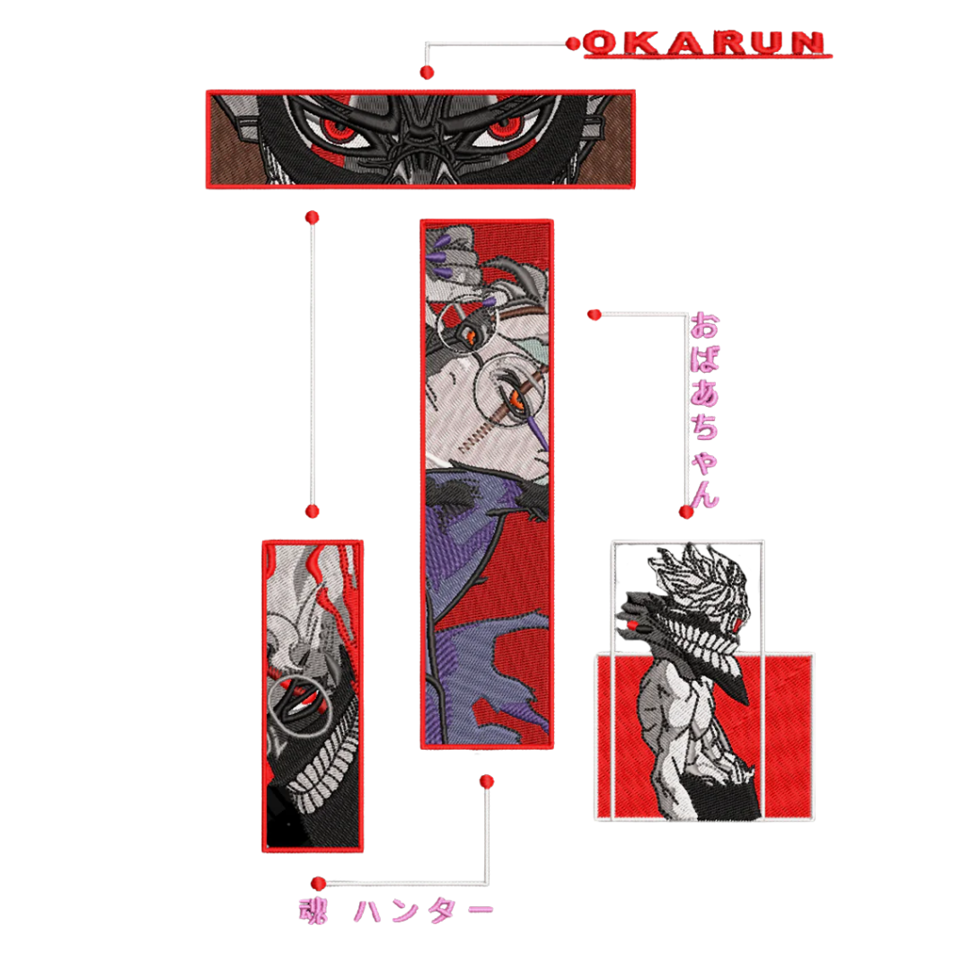 Okarun Frames Bluza - Dandadan