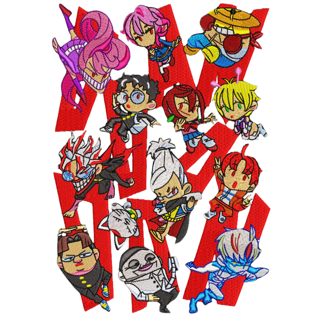 Dandadan Chibi Characters Bluza - Dandadan