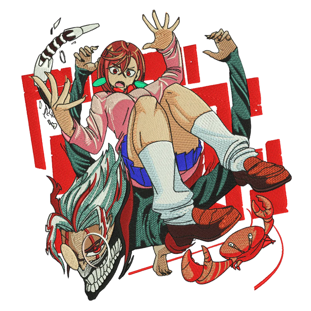 Momo & Okarun Fighting Tricou - Dandadan