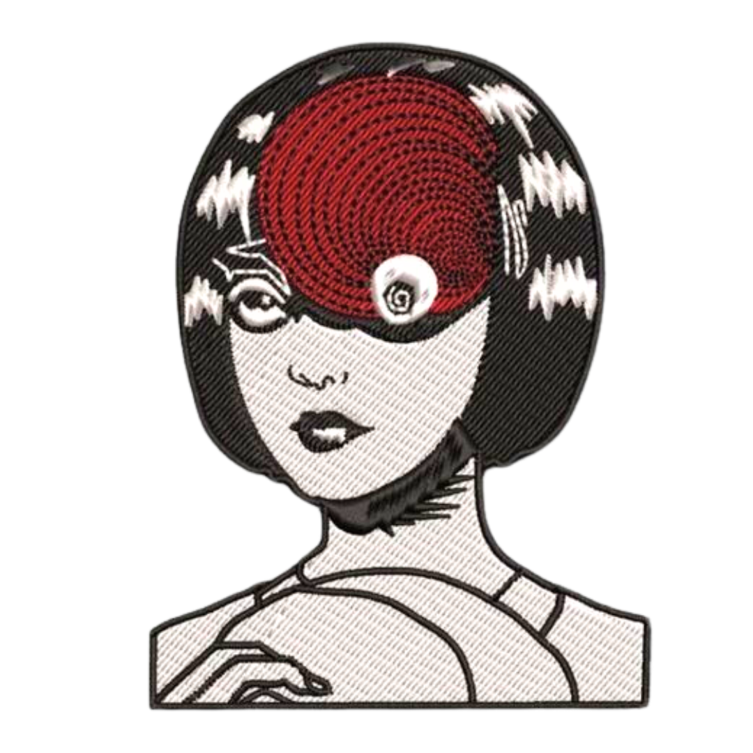 Azami Red Spiral Bluza - Junji