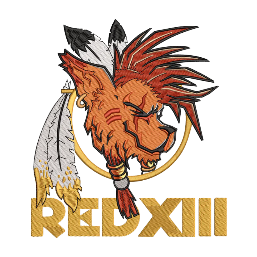 Red XIII with Feathers Tricou - Final Fantasy VII