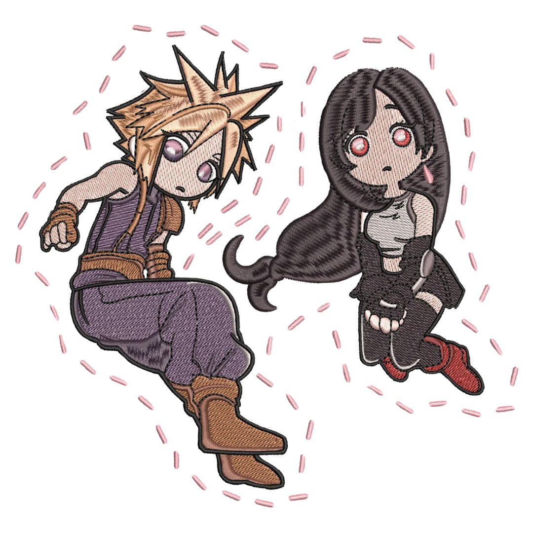 Cloud & Tifa Hanorac - Final Fantasy VII