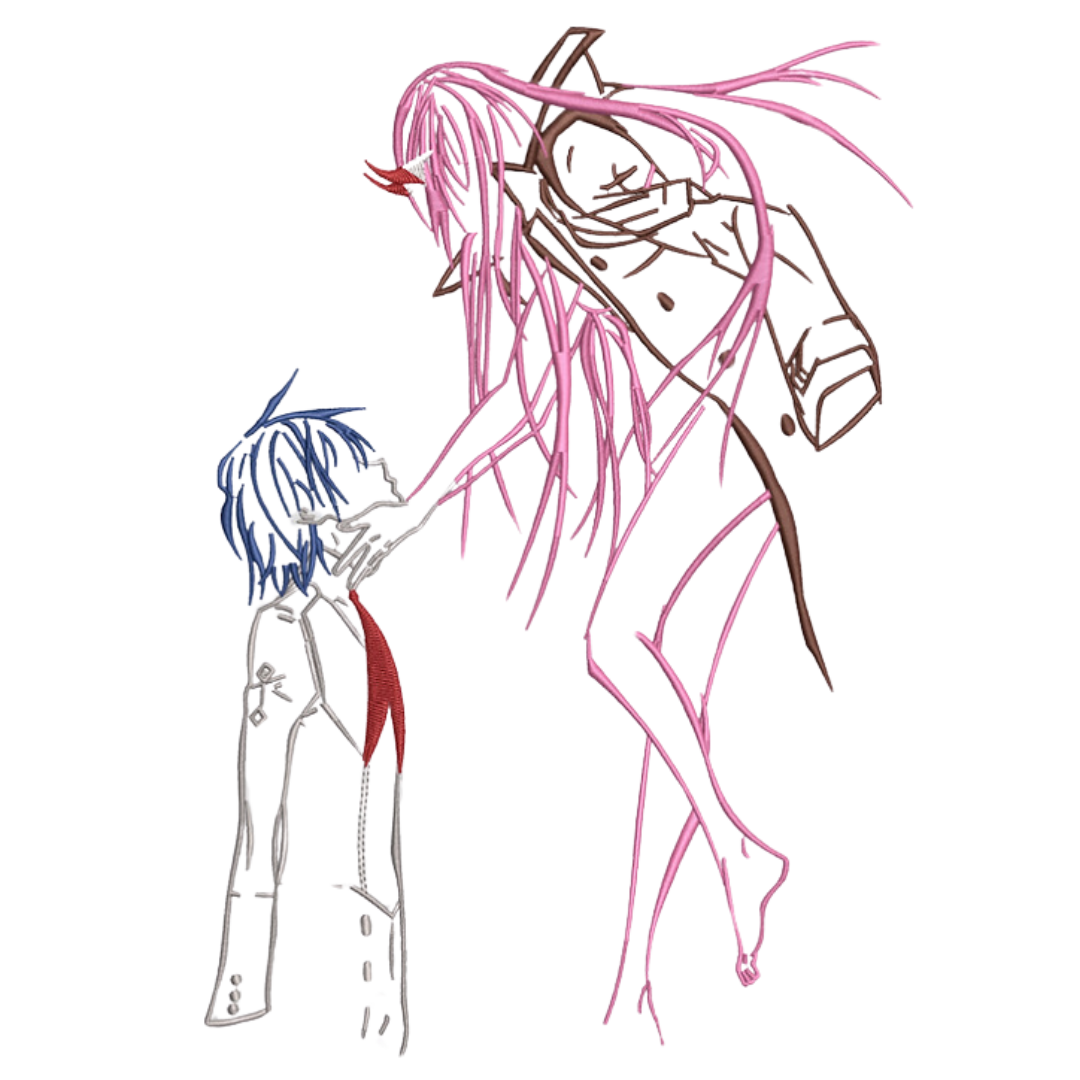 Two & Code 016 Outline Bluza - Darling in the Franxx