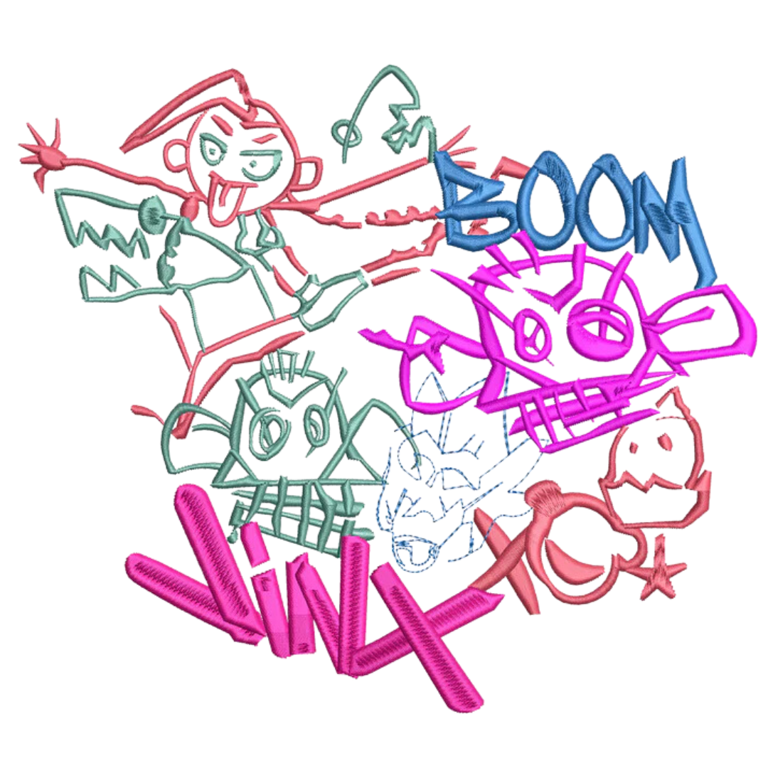 Jinx Doodles 1 Tricou - League of Legends
