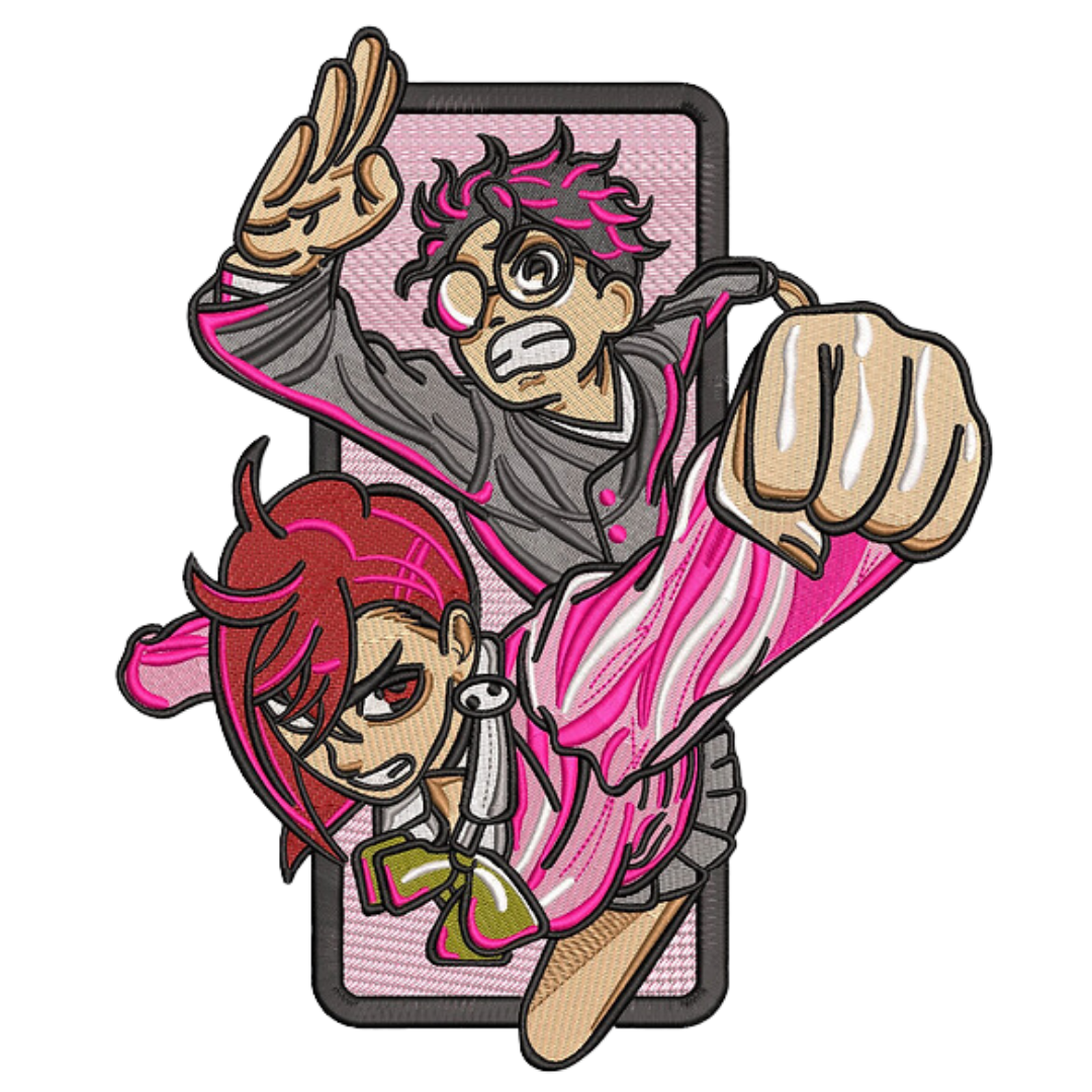 Okarun & Momo Fighting Bluza - Dandadan