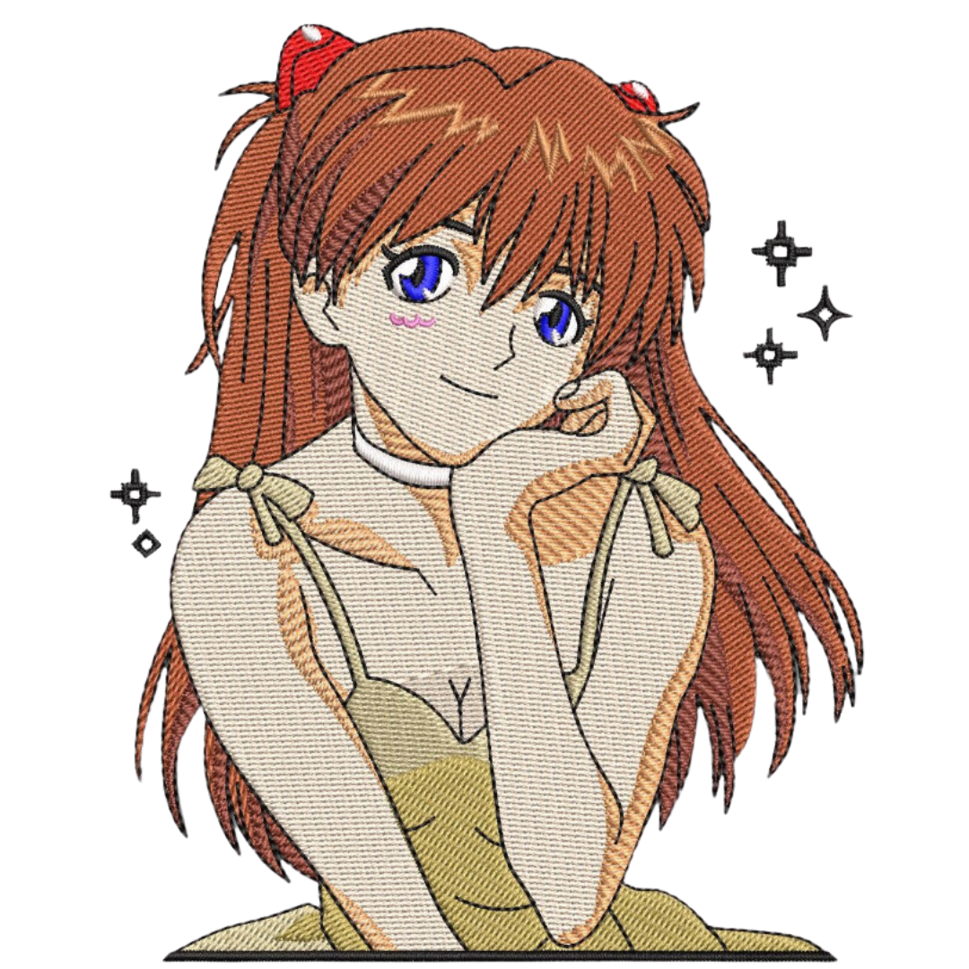 Asuka Cute Tricou - Evangelion