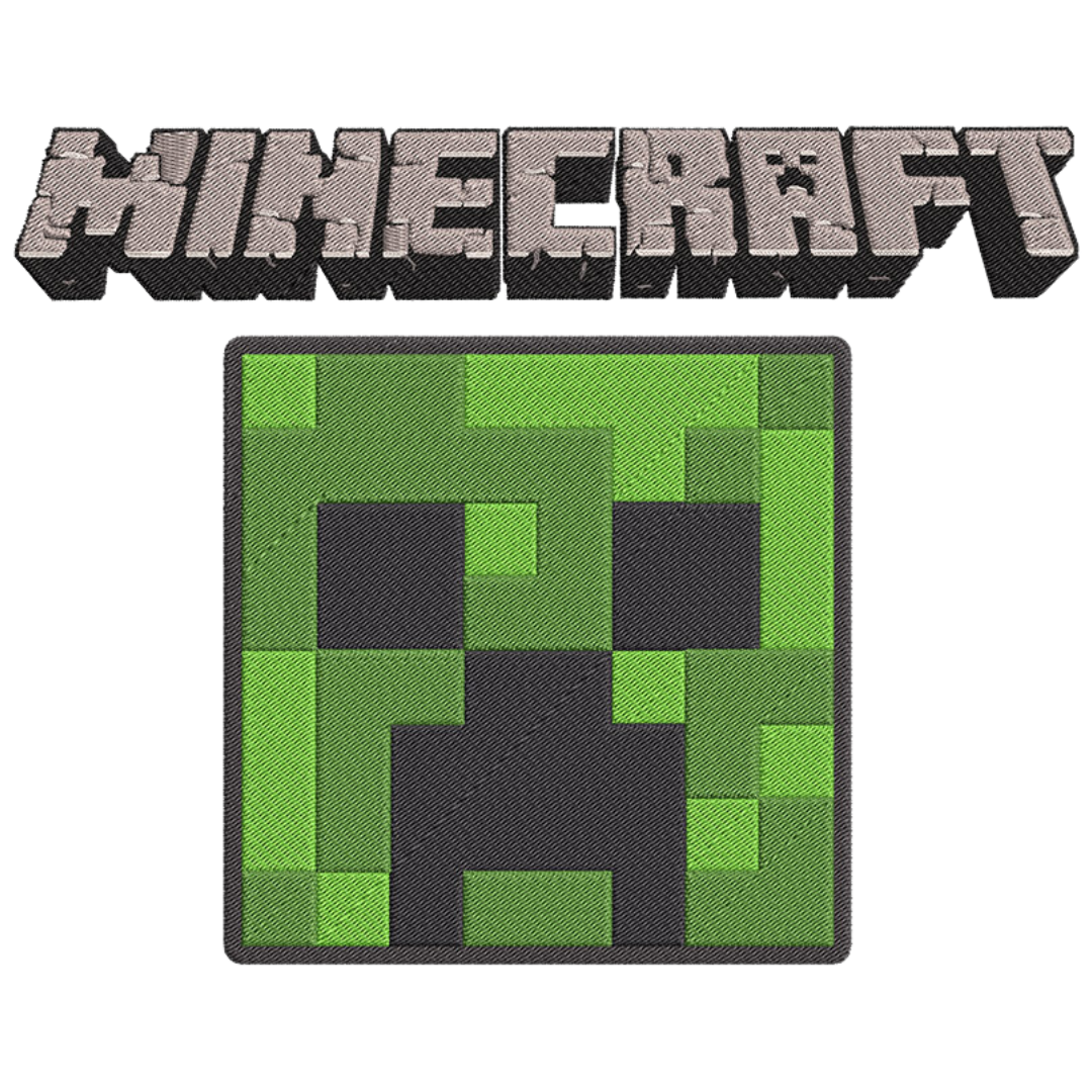 Creeper & Minecraft Logo Bluza - Minecraft