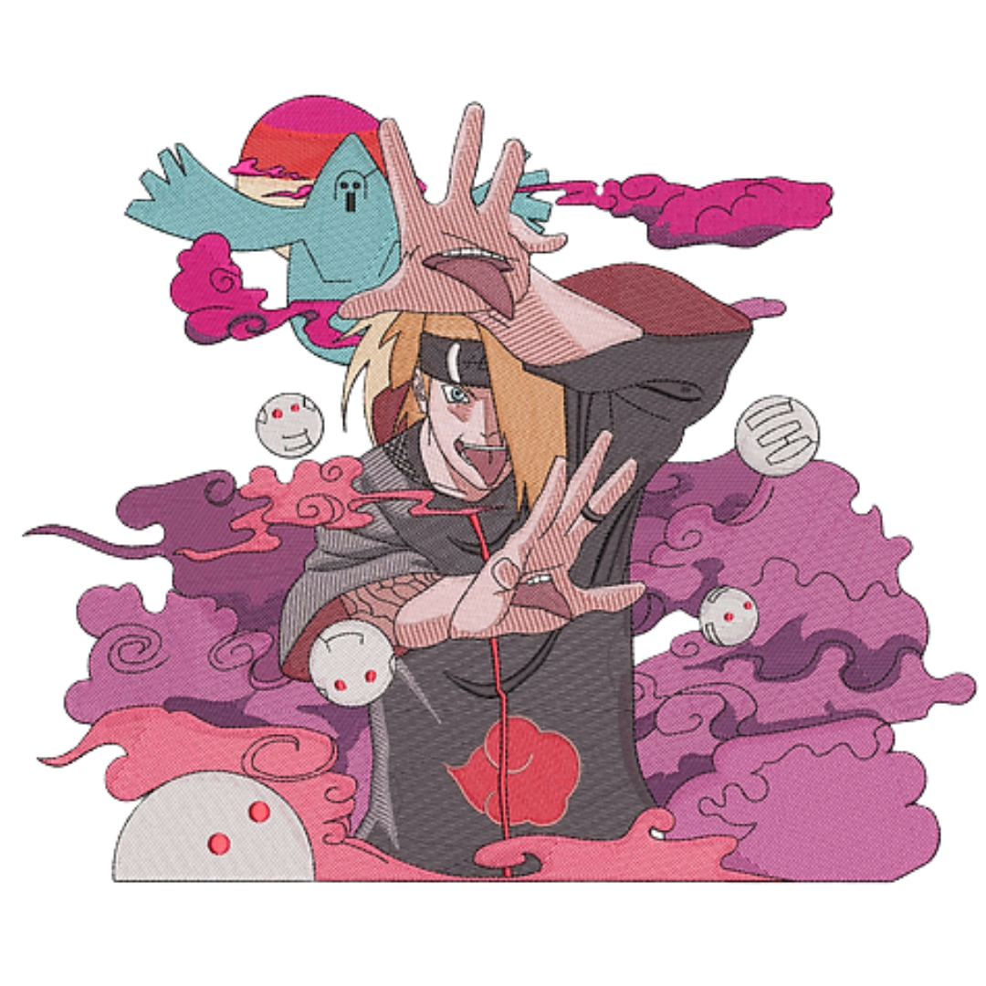 Deidara Jutsu & Pose Tricou - Naruto