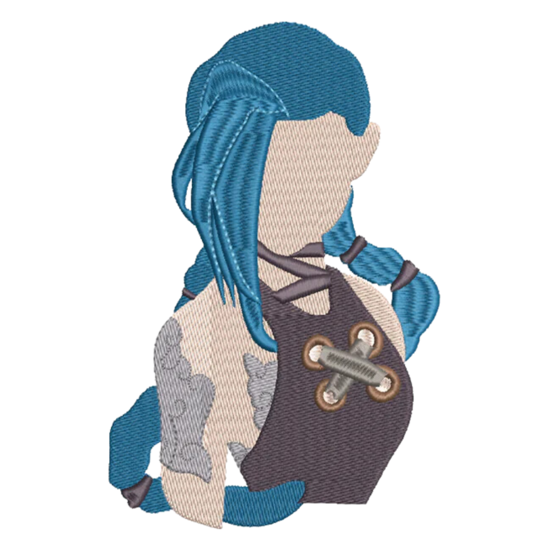 Jinx Minimalistic Tricou - League of Legends