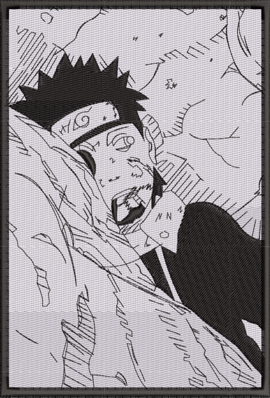 Obito Crushed Manga Panel Tricou - Naruto
