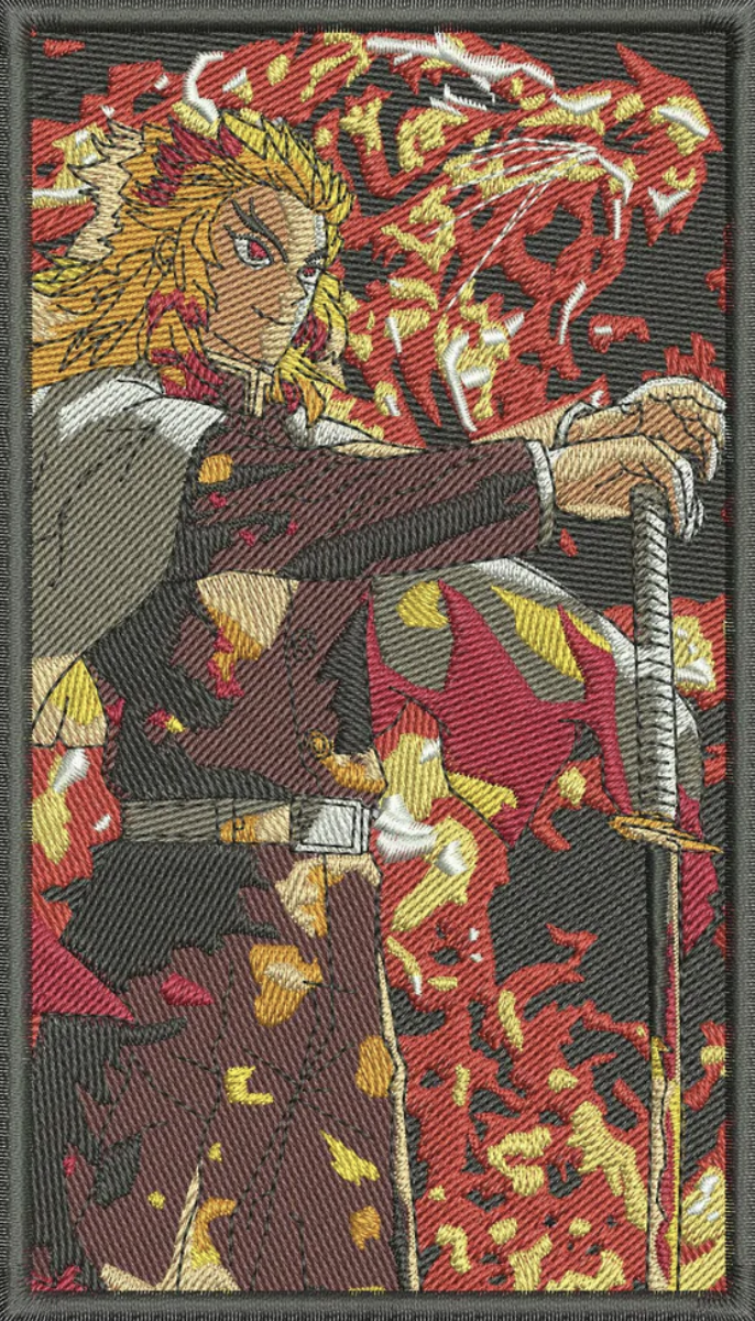 Fire Hashira Rengoku Bluza - Demon Slayer