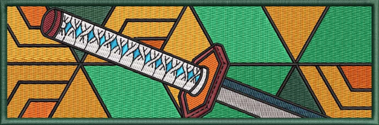 Giyu Tomioka Sword Patten Hanorac - Demon Slayer