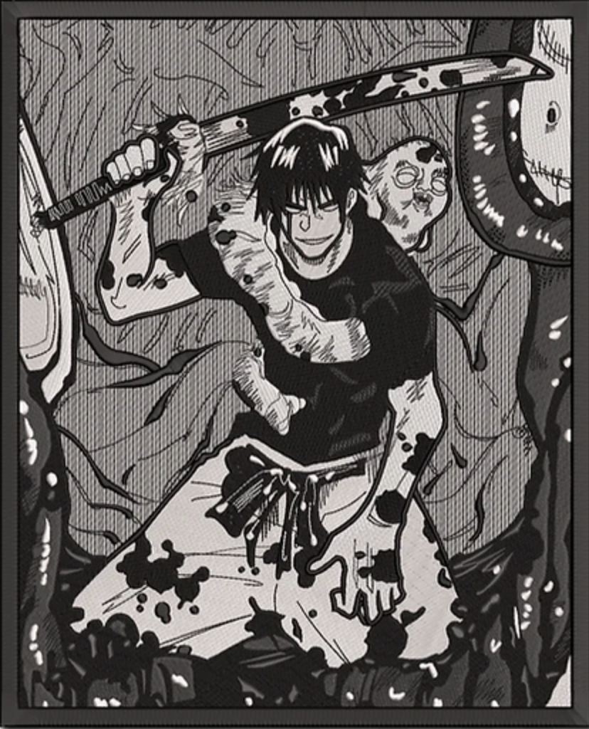 Toji Manga Panel Hanorac - Jujutsu Kaisen
