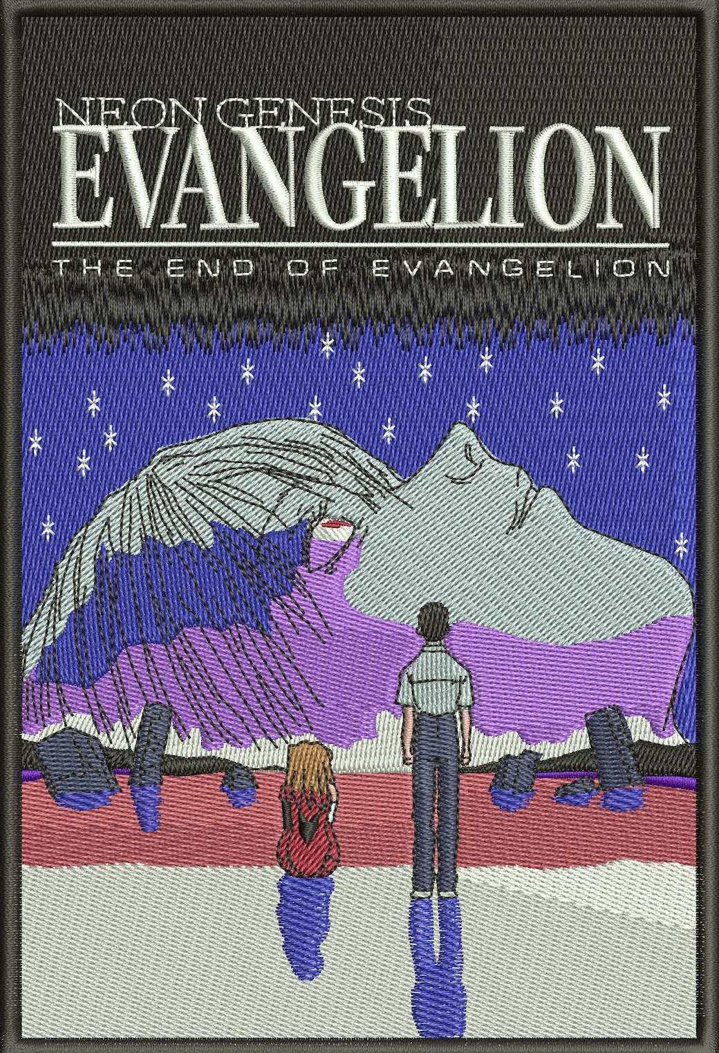 End of Evangelion Writing Bluza - Evangelion